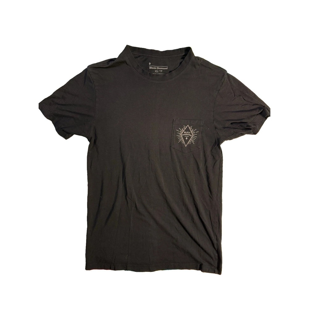 Black Diamond Men's Performance Pocket T Shirt Black Size‎ XS EUC
